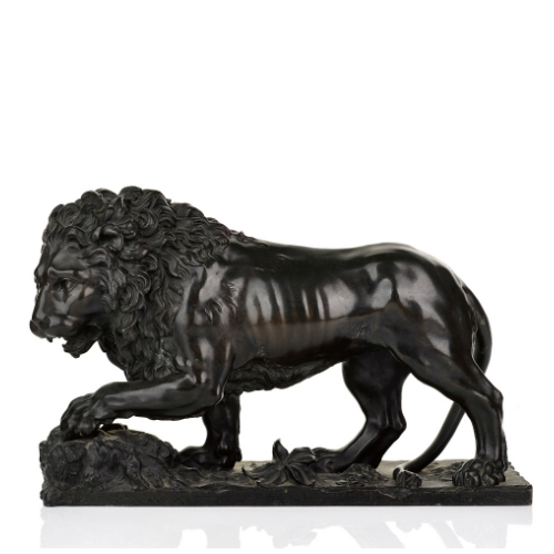 Bronze Lion Sculpture - Shapiro Auctioneers